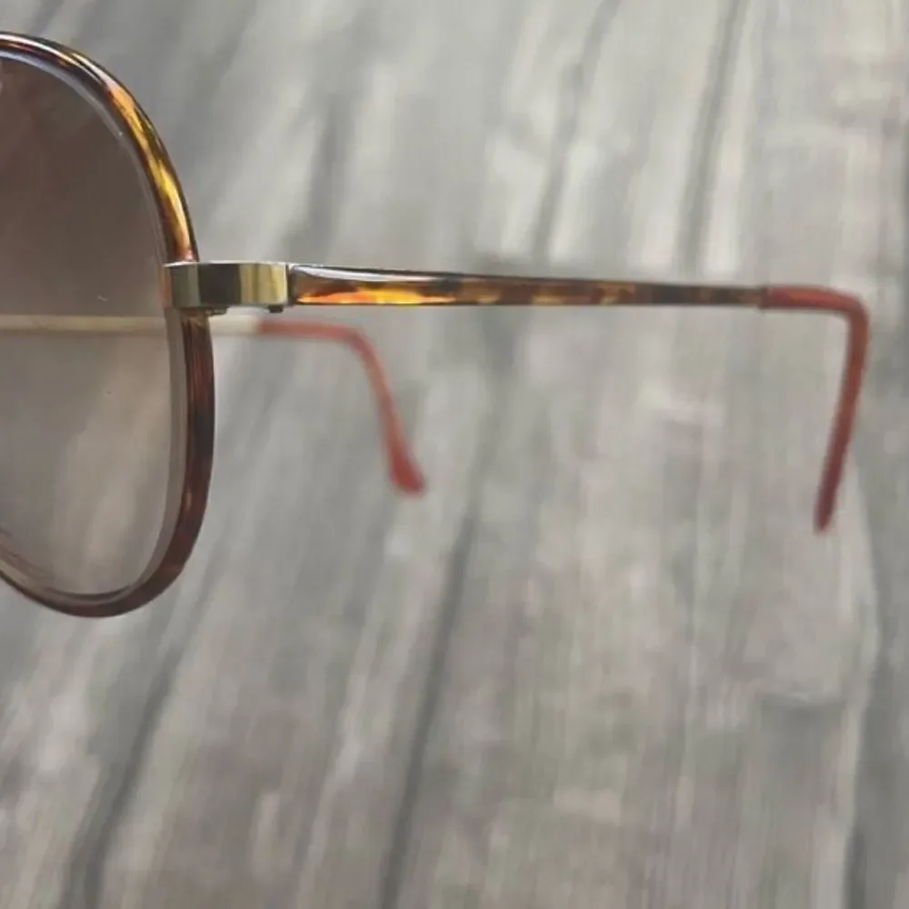 Serengeti RARE Vintage Driver Tortoise Shell Orange Sunglasses 5401